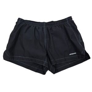 Patagonia Women's Black Athletic Shorts Size‎ Medium M Outdoor Activewear
